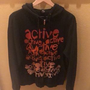 NWOT Active RideShop Hoodie Sweatshirt Jacket Sz L